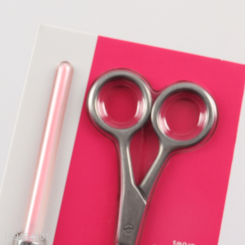 China supplier eyelash and eyebrow scissor set