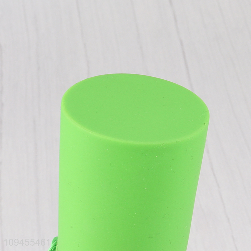 China products cartoon frog silicone pencil bag with zipper