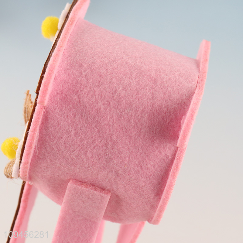 Top selling mini bunny felt tote basket