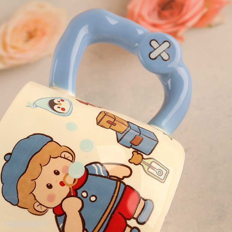 China wholesale cartoon ceramic water cup coffee cup