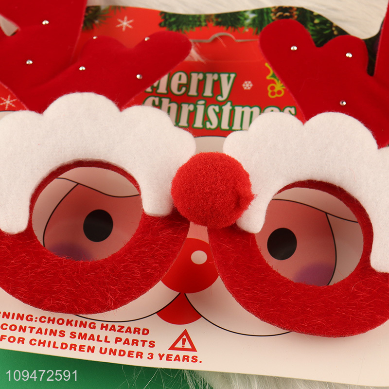 Factory direct sale funny christmas party glasses wholesale