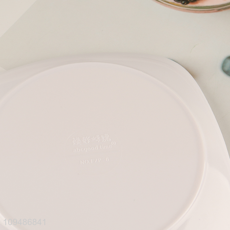 New product 6 inch square plate tableware plate