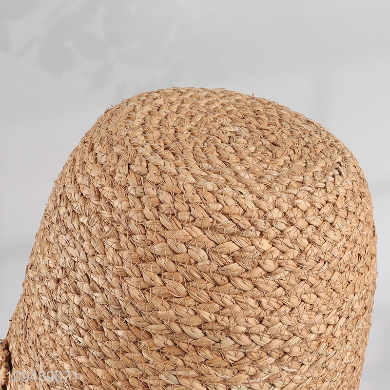 Top products water hyacinth storage basket with handle