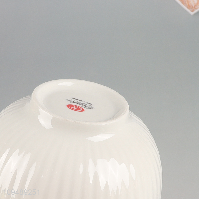 Good sale white round ceramic tableware bowl