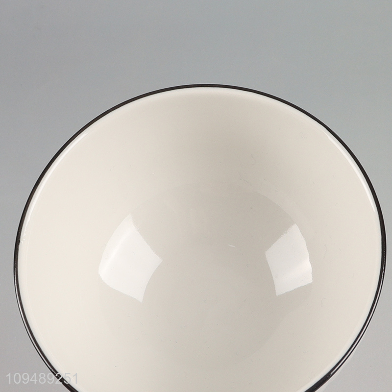 Good sale white round ceramic tableware bowl