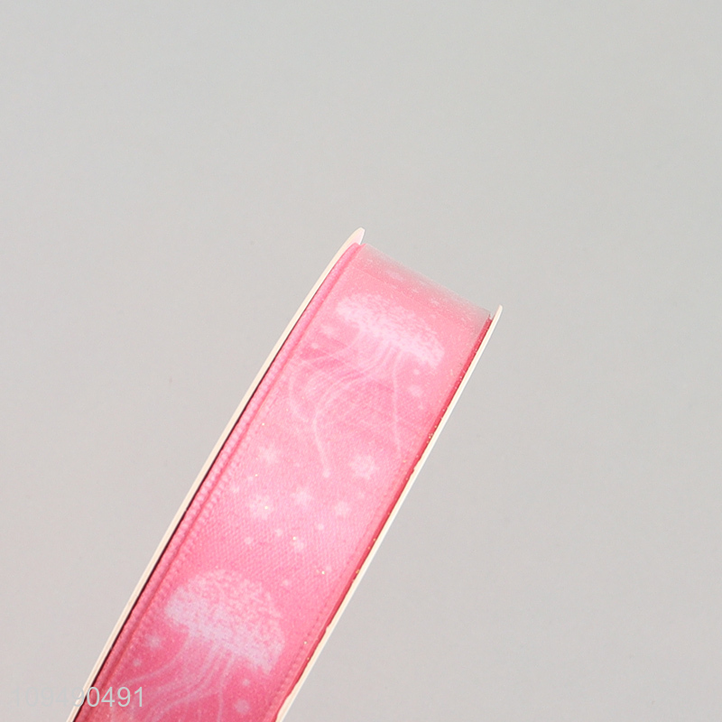 New product pink decorative ribbon for gifts