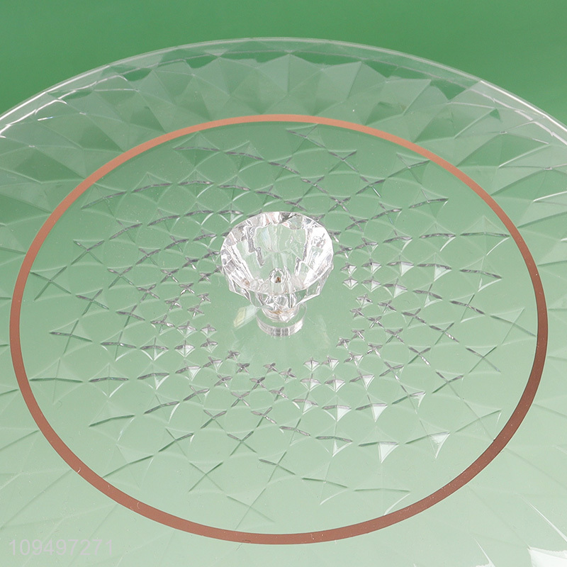 Good price round household clear storage candy box