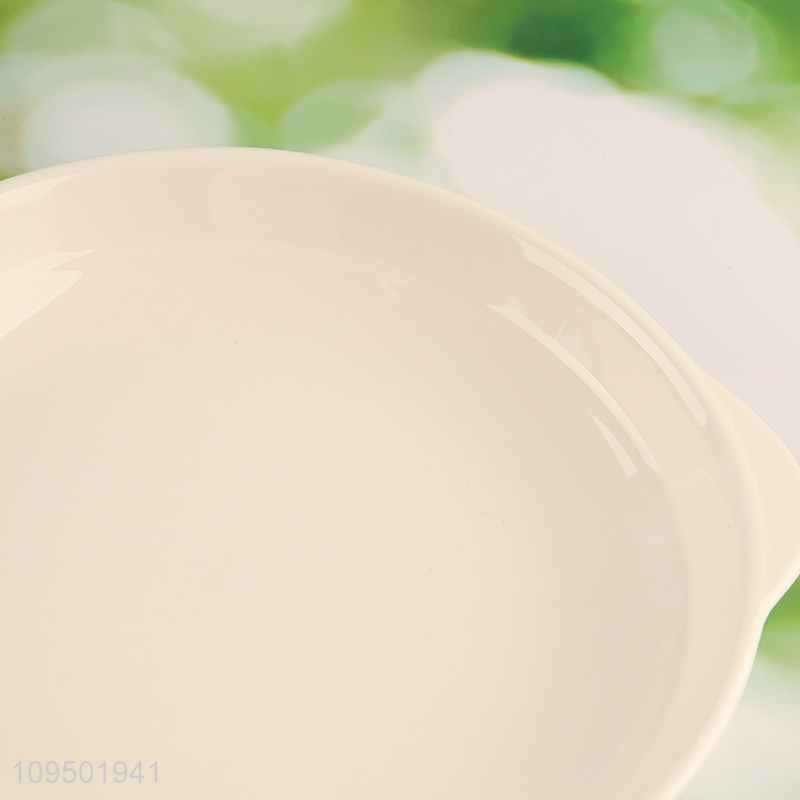 Popular products 8 inch white ceramic plate