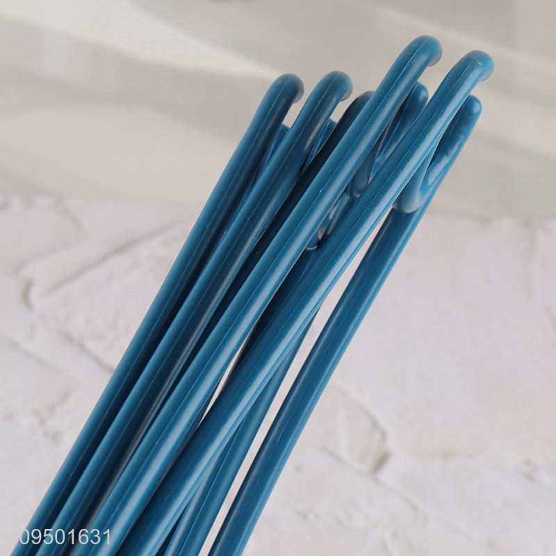 China wholesale 5pcs plastic clothes hanger set