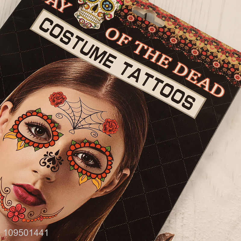 Top selling halloween face sticker tattoo sticker