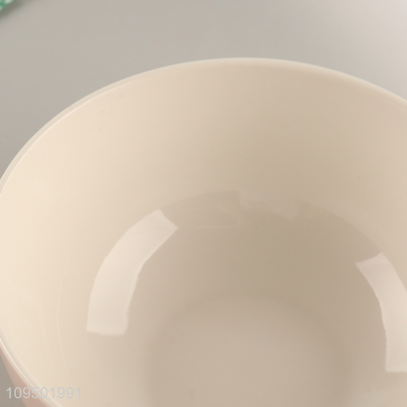 Top products pink round ceramic tableware bowl