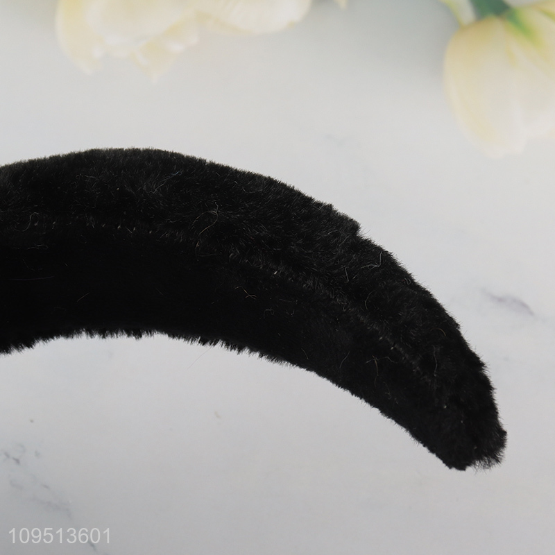 Top sale black hair hoop hair decoration wholesale
