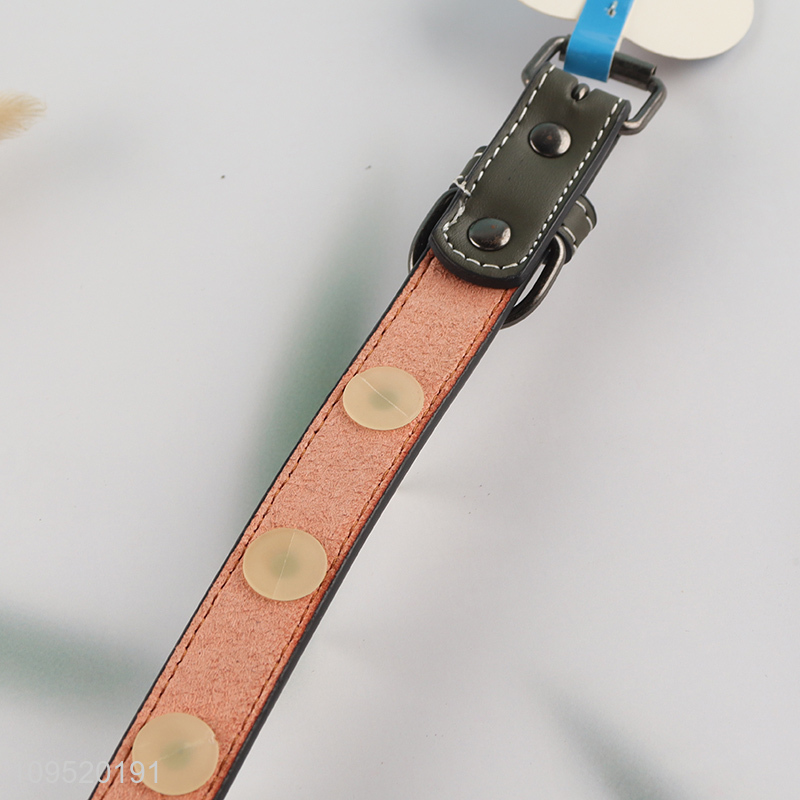 Good sale soft pu pet collar for training