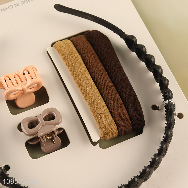Yiwu market girls hair accessories hair decoration set