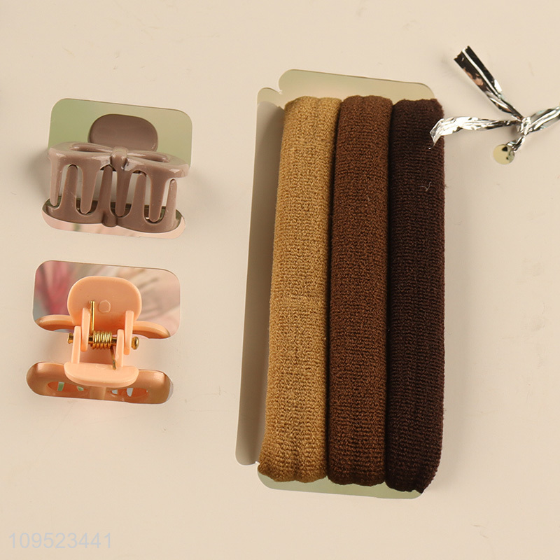 Yiwu market girls hair accessories hair decoration set