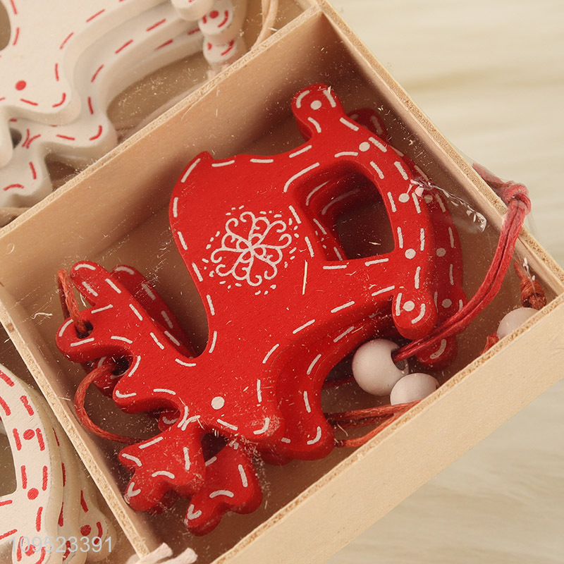 New style wooden christmas hanging ornament for decoration