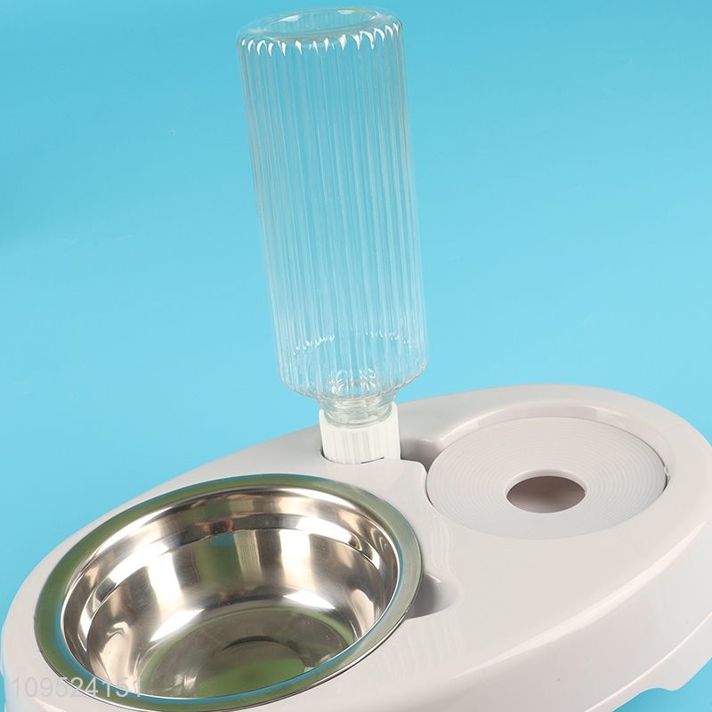 New style non-slip pet bowl pet drinking bottle