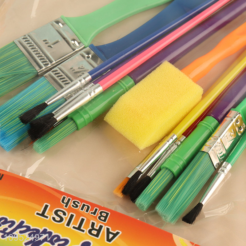 Low price 15pcs multi-size painting brush set