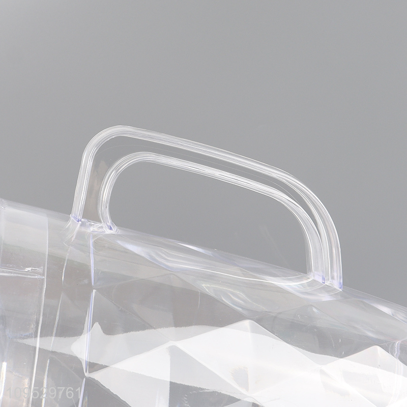 Good sale clear plastic cold water jug with cup