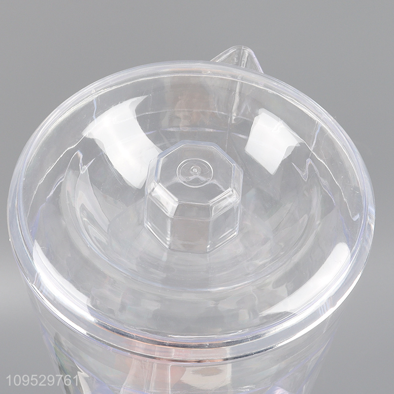 Good sale clear plastic cold water jug with cup