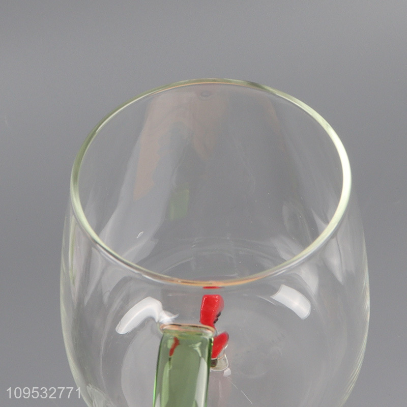 Online wholesale glass cup drinking cup with handle