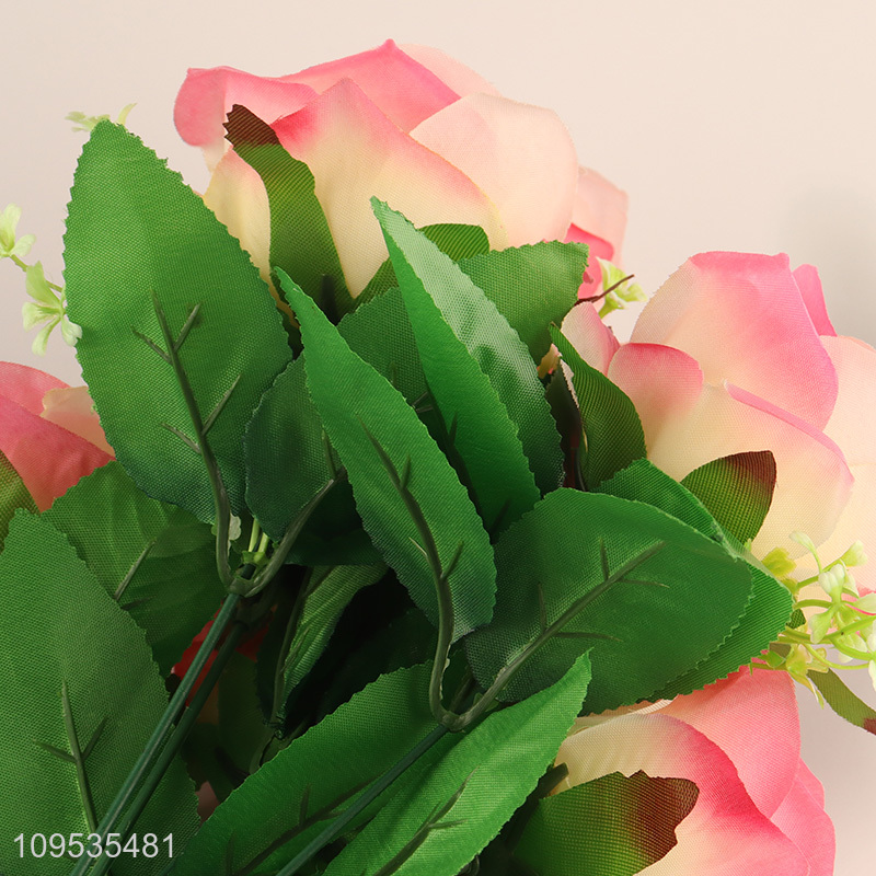Low price 7heads simulation flower fake flower for sale