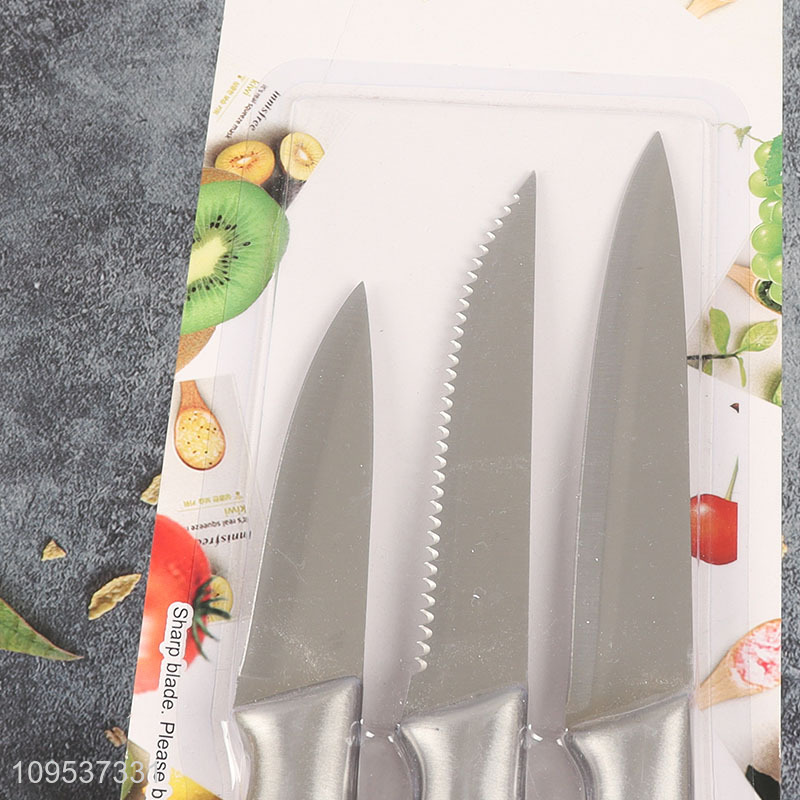 Wholesale 3 Pieces Kitchen Knife Steak Knife Set