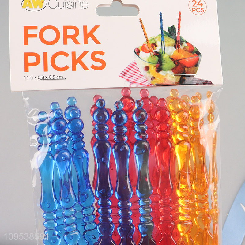 Best selling disposable plastic salad fruit fork