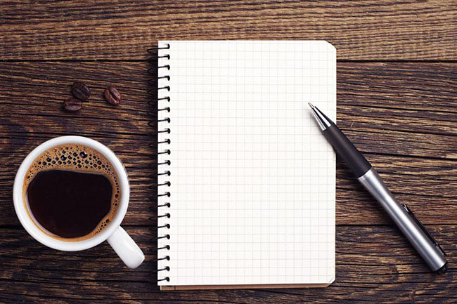 Write Your Daily Plan List on the Notebook